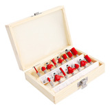 Conjunto De Kit De Brocas Para Fresa Roteador 15 Unidades