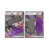 Conjunto De Kits De Pastilhas De Freio De Fibra De Carbono Para Motocicleta De Substituição Dianteira E Traseira Para Harley Davidson FLS Softail Slim 2012 2014 FLSTC Heritage Softail Classic 2008 2014 FA457F FA458R