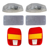 Conjunto De Lentes Da Lanterna Caminhão Vw Seta tras teto