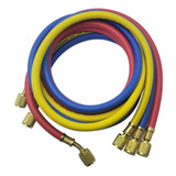 Conjunto De Mangueiras 150cm R22 R134a r404a R12 3000psi