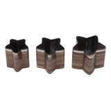 Conjunto De Moldes Para Perfuração De Couro 3 Peças Cortan