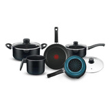 Conjunto De Panela Rochedo Smart Preto 5 Peças