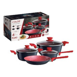 Conjunto De Panelas Colorstone 4 Peças De Alumínio Phone