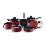 Conjunto De Panelas Rochedo Smart Vermelho 7 Peças