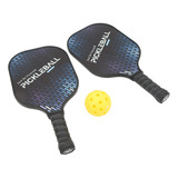 Conjunto De Pás E Bolas Pickleball Leijiaer Equipments Car