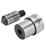 Conjunto De Perfurador De Couro Para Artesanato 2 Peças 2 Peças 1 5 16mm 45 Molde De Perfuração De Aço Perfurador De Buraco Oco Ferramenta De Perfuração De Cinto De Couro