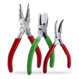  Conjunto De Pinças De Artesanato De Jóias 3pcs