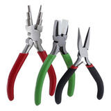 Conjunto De Pinças De Artesanato De Jóias 3pcs