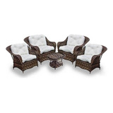 Conjunto De Poltronas Florença 4 Lugares