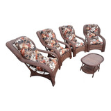 Conjunto De Poltronas Jardim Cipó Sintético Jogo Cadeiras