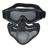 Conjunto De Proteção Airsoft Mascara Meia