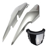 Conjunto De Rabeta Cg 150 160 Fan 2015 A 2017 Cinza Prata