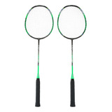 Conjunto De Raquete De Badminton De Carbono Ultraleve Para 2