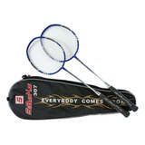 Conjunto De Raquete De Badminton Durável  2 Peças 