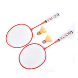 Conjunto De Raquete De Badminton Infantil Com 2 Bolas Outdoo