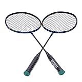 Conjunto De Raquetes De Badminton Compostas De Carbono Leve Para 2 Jogadores  Raquetes Duplas Para Adultos