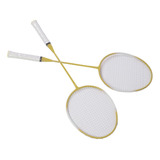 Conjunto De Raquetes De Badminton Para 2 Jogadores Ferro De