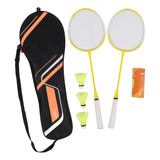 Conjunto De Raquetes De Badminton Para 2 Jogadores Ferro De