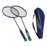 Conjunto De Raquetes De Badminton Para 2 Jogadores Lightweig