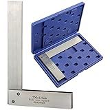 Conjunto De Régua De Aço Temperado Com ângulo De Precisão De ângulo De 90 ângulos Quadrados Da Machinist- BM0907- 200x125mm