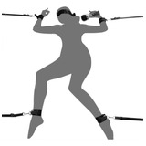 Conjunto De Restrições De Kit De Bondage Com Algemas De