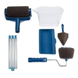 Conjunto De Rolos De Pintura Com Bastões Paint Roller Pro Tr
