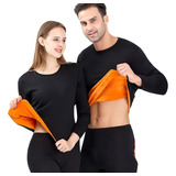 Conjunto De Roupa Íntima Térmica Acolchoada Dupla Unissex