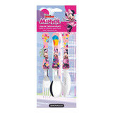 Conjunto De Talher Infantil Inox Disney