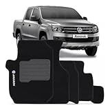 Conjunto De Tapete Carpete Personalizados Automotivo Amarok Preto 