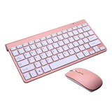 Conjunto De Teclado E Mouse Usb Sem Fio Com Pé De Tesoura