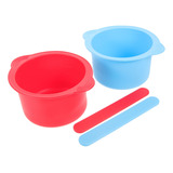 Conjunto De Tigelas De Silicone Com Espátula Para Aquecedor