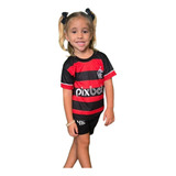 Conjunto De Time Infantil Bermuda E Camiseta De Futebol
