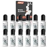 Conjunto De Tinta De álcool Branco 12 Frascos De Tinta à Base De álcool Tinta De álcool Branco Para Pintura De Resina Epóxi Placa De Petri De Resina Yupo Creations Porta Copos Pintura Copo 