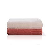 Conjunto De Toalhas De Banho Gigantes Velour 500g-m- 100- Algodão 2 Peças 85x150cm Alta Absorção Toque Super Macio Aconchegante Qualidade Premium -Rose-Vinho- Kit 2 Peças - 85x150cm-