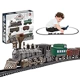 Conjunto De Trem Clássico Para Crianças Conjunto De Trem De Brinquedos De Motor De Locomotiva Brinquedo De Natal Presente Modelo Ferrovia Elétrica Diy Quebra Cabeça Brinquedos Para Crianças Aking