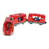 Conjunto De Trem Elétrico Para Trilhos De Madeira Ferroviári