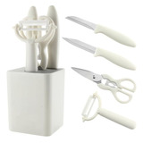 Conjunto De Utensilios De Cozinha Cortador Tesoura E Facas