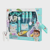 Conjunto Dentista Equipamento Médico Infantil Brinquedo