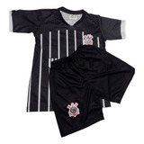 Conjunto Do Corinthians Infantil camisa E