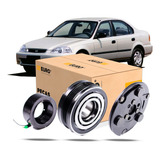 Conjunto Embreagem Compressor Sanden Trs090 Civic 96 A 2000