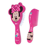 Conjunto Escova E Pente De Cabelo Minnie Rosa Lillo