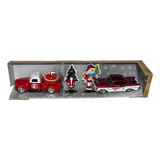 Conjunto Especial Natal Ford 1941 Bel Air 1957 Escala 1 32