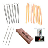 Conjunto Estecas Para Escultura E Modelagem Massa Dimclay