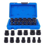 Conjunto Extrator Soquete Parafuso Porca Danificado 13pcs