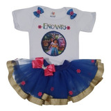 Conjunto Fantasia Para Bebê Mirabel Madrigal Borboletas