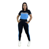 Conjunto Feminina Blusa Manga