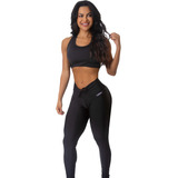 Conjunto Feminino Academia Top E Legging