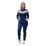 Conjunto Feminino Blusa Manga Longa E Calça Inverno Frio
