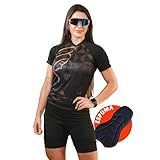 Conjunto Feminino De Camisa De Ciclismo E Short Acolchoado 3D Para Ciclismo Nossa Senhora M