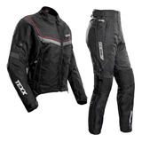 Conjunto Feminino Impermeavel Motoqueiro Texx Jaqueta Calça